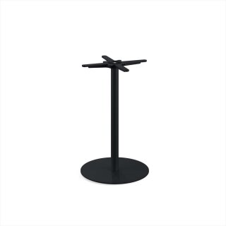 Urban - Terrassentisch schwarzes Gestell + schwarze HPL-Platte Ø70 cm 1 Stück