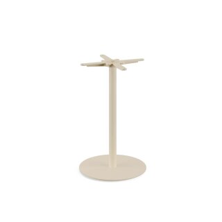 Urban - Terrassentisch sandfarbenes Gestell + schwarze HPL-Platte Ø70 cm 1 Stück