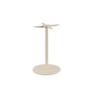 Urban - Terrassentisch sandfarbenes Gestell + schwarze HPL-Platte Ø70 cm 1 Stück