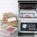 Vogue kompostierbare Kammer Vakuumverpackungsbeutel 200x300mm (100 Stück)