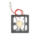 HENDI Gastro-Hockerkocher – 6 kW Leistung, inkl. Gasschlauch und Druckregler