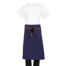 Southside Baumwoll-Canvas-Bistro-Schürze Marineblau