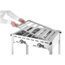 HENDI Grillsystem Green Fire – 2 Brenner, 11,6 kW, Profi Line