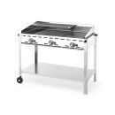 HENDI Grillsystem Green Fire 3 Brenner – 17,4 kW, Profi Line, Gusseisen
