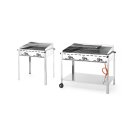 HENDI Grillsystem Green Fire 3 Brenner – 17,4 kW, Profi Line, Gusseisen