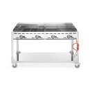 HENDI Grillsystem Green Fire 4 Brenner – 22 kW, mit...