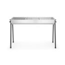 Gastro Holzkohlegrill Resto – Lang und robust, mit...