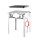 HENDI Grill-Master Maxi – 11,6 kW Gastrogrill, mit Rost und Pfanne
