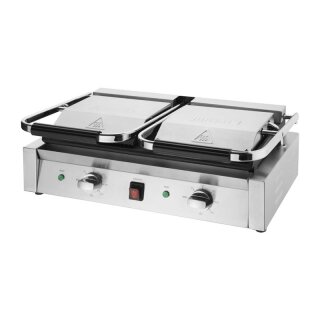 Buffalo Bistro doppelter Kontaktgrill gerillt/gerillt