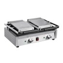 Buffalo Bistro doppelter Kontaktgrill gerillt/gerillt