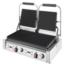 Buffalo Doppelkontaktgrill Glatte & Gerippte Platten