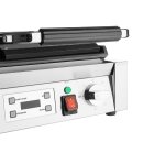 Buffalo Doppelkontaktgrill Glatte & Gerippte Platten