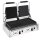 Buffalo Doppelkontaktgrill Glatte & Gerippte Platten