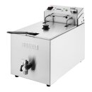Buffalo Einzelne elektrische Fritteuse mit Timer 8Ltr