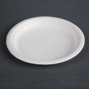 Fiesta Compostable kompostierbare Zuckerrohrteller 17,9cm