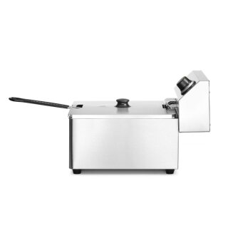 Elektro Tischfritteuse Kitchen Line 4 Liter - Edelstahl, 3000W, 230V