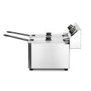 Hendi Fritteuse Kitchen Line 2x 8 Liter - Edelstahl, Tischgerät