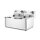 Hendi Fritteuse Kitchen Line 2x 8 Liter - Edelstahl, Tischgerät
