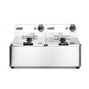 Doppelfritteuse Kitchen Line 2x 6 Liter - Edelstahl, 230 V