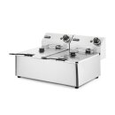 Doppelfritteuse Kitchen Line 2x 6 Liter - Edelstahl, 230 V