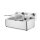 Doppelfritteuse Kitchen Line 2x 6 Liter - Edelstahl, 230 V