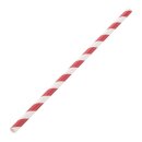 Fiesta Compostable Kompostierbare Papiertrinkhalme rot...