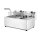 Profi Line Doppelfritteuse 2x8L – Hendi Elektro Tischfritteuse, 230V