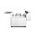 Profi Line Doppelfritteuse 2x8L – Hendi Elektro Tischfritteuse, 230V