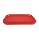 Olympia Kristallon Polypropylen Schnellimbisstablett Rot Klein 345mm