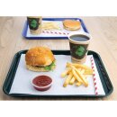 Olympia Kristallon Fast-Food-Tablett grün 34,5 x 26,5cm