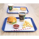 Olympia Kristallon Fast-Food-Tablett blau 34,5 x 26,5cm