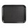 Olympia Kristallon Polypropylen Fast Food Tablett Schwarz Klein 345mm