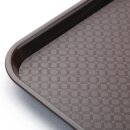 Olympia Kristallon Fast-Food-Tablett braun 34,5 x 26,5cm