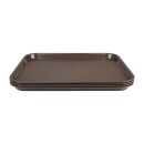 Olympia Kristallon Fast-Food-Tablett braun 34,5 x 26,5cm