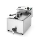 Hendi Elektro Fritteuse 8 Liter - Tischgerät mit Ablasshahn, 3,5 kW 230V