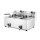 Elektro Fritteuse 16 Liter - 2 Becken, Tischmodell, 230 V