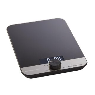 KitchenAid Globale Digitale Glas Küchenwaage Schwarz 5000g