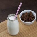Fiesta Compostable kompostierbare Papierstrohhalme rosa (250 Stück)