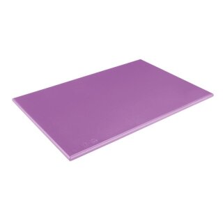 Hygiplas High Density Schneidebrett Lila - 450x300x25mm