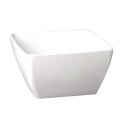 APS Pure quadratische Melaminschale weiß 12,5cm