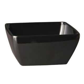 APS Pure quadratische Schale schwarz 12,5cm