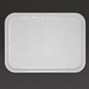 Olympia Kristallon Polypropylen Fast Food Tablett Weiß Klein 345mm