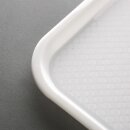 Olympia Kristallon Polypropylen Fast Food Tablett Weiß Klein 345mm