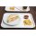 Olympia Kristallon Polypropylen Fast Food Tablett Weiß Klein 345mm
