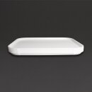 Olympia Kristallon Polypropylen Fast Food Tablett Weiß Groß 450mm