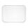 Olympia Kristallon Polypropylen Fast Food Tablett Weiß Groß 450mm