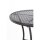 Bolero Schwarzer Stahlmuster Runder Bistro-Tisch Schwarz 600mm