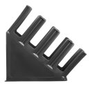 Olympia Kristallon Tassenhalter 4-Slots Polypropylen Schwarz