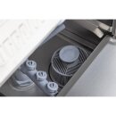 Buffalo Digitaler Gläserspüler für die Arbeitsplatte 350mm Korb 3.3kW