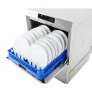 Buffalo Digitale Untertischspülmaschine mit Ablaufpumpe 500mm Korb 2.9kW Einphasenanschluss